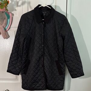 Eileen Fisher light quilted snap front jacket. Size XS (generous)